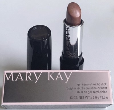 New In Box Mary Kay Gel Semi-Shine Lipstick Spiced Ginger Full Size ~Quick Ship