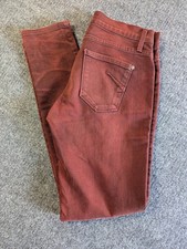 James Jeans Twiggy Skinny Jeans Women's Size 28 Scarlet Red Made In USA