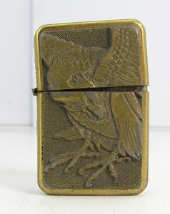 VINTAGE 2011 STAR I LIGHTER EAGLE DESIGN-GOOD AGED CONDITION-SOME WEAR