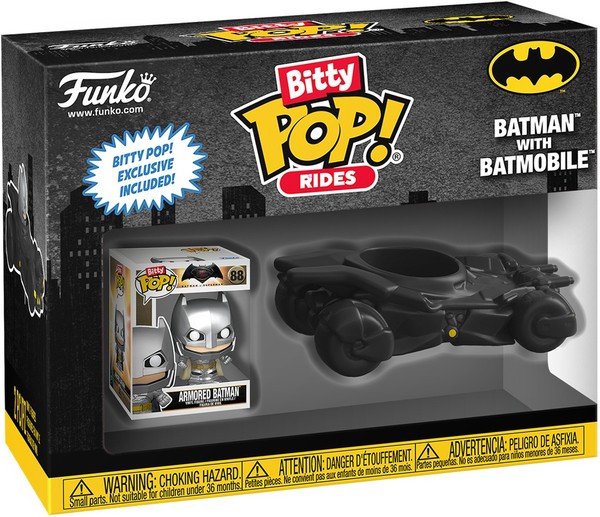 Batman - Batman With Batmobile Bitty Pop! Rides Funko-image