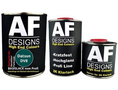 FÜR Datsun DV8 Marine Green Metallic 2,5L Autolack Set Klarlack Härter