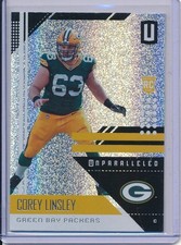 Corey Linsley 2018 Panini Unparalleled Rookie RC #75 Green Bay Packers 