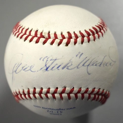 Gene Stick Michael Signed Official Diamond Baseball Autograph Signature