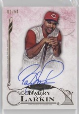 2015 Topps Five Star Auto Gold 1/50 Barry Larkin #FSA-BL Auto HOF 0j6