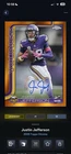 2025 Topps Chrome Justin Jefferson Chrome Autographs (RAW)