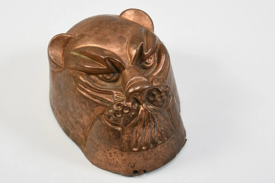 N93A04- Kupfer Backform 18./19.Jh Raubkatze