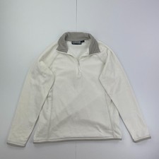 Mountain Warehouse Fleece 12 White 1/4 Zip Womens Jacket Zip