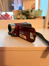 Canon VIXIA FS200 HD Handheld Camcorder 41x Zoom 2.7" LCD SD/SDHC Red