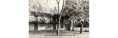 Old Stone Barracks Frederick MD Postcard 1904 Marks & Hatfield Frederick Co MD