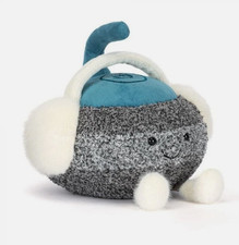 Jellycat Amuseables Cariss Curling Stone Plush Tags + Dust Bag Christmas Gift