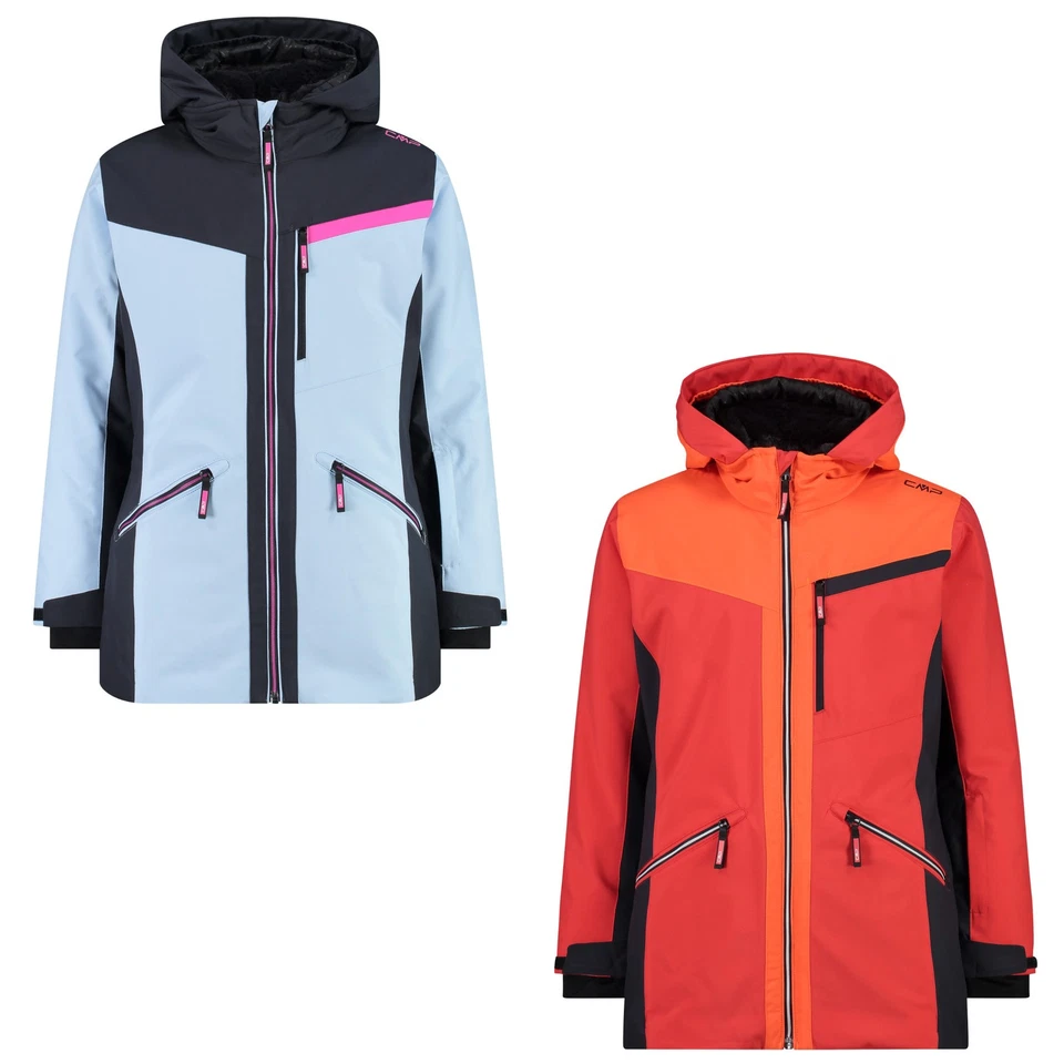 CMP Mädchen Skijacke Kid G Long Jacket Fix Hood 34W4855