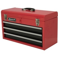 Homak Rd01032101 20 In. 3-drawer Toolbox - Red New Homak Rd01032101 20 In. 3-drawer Toolbox - Red New