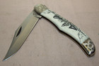 1977~CASE XX STAINLESS~MINT~LTD ED. MOBY DICK SMOOTH WHITE BONE FOLDING HUNTER~ — photo 4