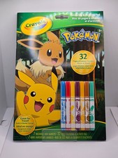 Crayola Pokemon Coloring & Activity W/Markers...