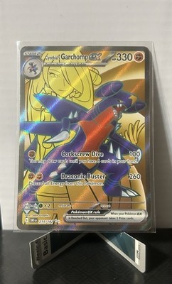 Cynthia's Garchomp ex 215/182 DRI Special Illustration Rare Pokemon Card NM