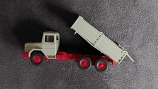 Wiking Magirus Deutz Pritschenkipper Muldenkipper grau mit roten Felgen 1:87 H0