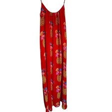 Show Me Your Mumu Pineapple Trapeze Maxi Dress Size Small