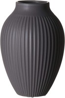 Vase Alsta Steingut Matt Grau 10 X 10 X 15 Cm Blumenvase