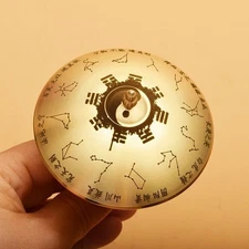 Brass Bagua Spinner Zodiac Fidget Toy Rotating Handheld Stress Relief Gift