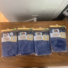 Lot Of 4, FRUIT of the LOOM BOYS 12 BOXER BRIEFS Total Blue Color