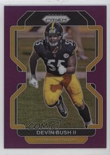 2021 Panini Prizm Purple Prizm 91/125 Devin Bush II #257 3hd