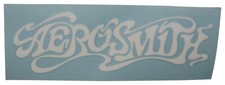 Aerosmith Logo White 2006 CD Visionary Licensed Sticker Decal