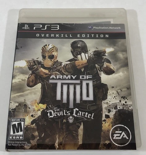 Army Of Two: The Devils Cartel (Sony Playstation 3, 2013) No manual
