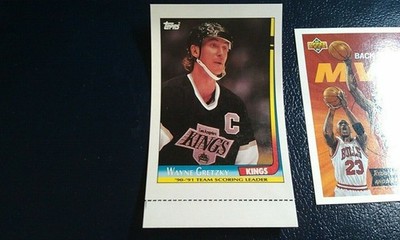 Wayne Gretzky Los Angeles Kings 1990 - 1991 Topps NHL PROOF RARE ODDBALL