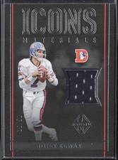 2017 Panini Majestic #IM-8 John Elway Icons Materials #/50