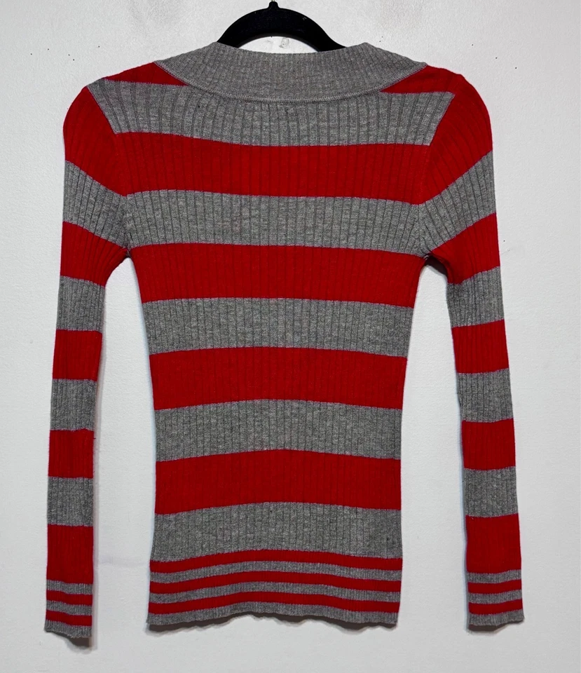 Suéter de punto acanalado Y2K Lei mediano Mallcore Punk Prep ropa de calle suave grunge Foto 4 de 4