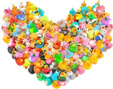 30Pcs Jeep Ducks for Ducking,30 Pack Rubber Ducks 30Cards Tags 30 Straps for Kid