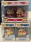 Funko Pop! Disney - Chip & Dale Flocked, Pluto #04 & Goofy #02 on the Train