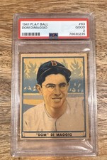 1941 Play Ball - Dom DiMaggio #63 (RC)