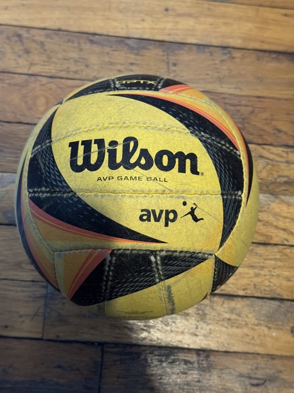 Wilson OPTX AVP Official GB Beach Volleyball - Black/Yellow