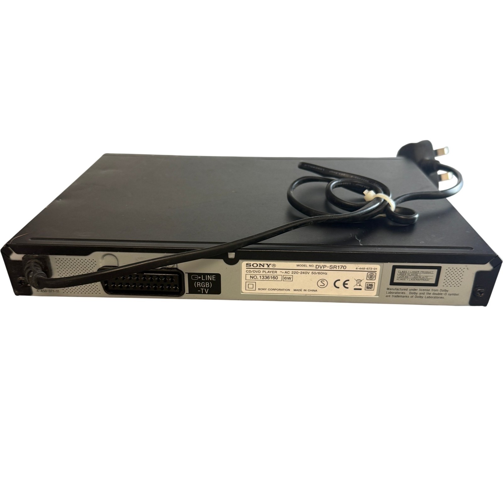 Sony DVP-SR170 DVD Player Compact with Remote Tested Working Black image 6