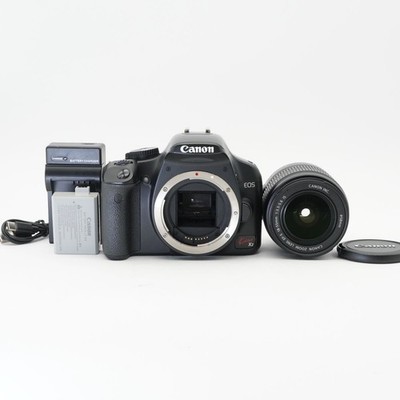 Canon EOS Kiss X2 DSLR Camera with EF-S 18-55mm lens, tested, low shutter count