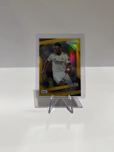 Panini 2025-26 Prizm FIFA Soccer Vini Jr. #179 Gold Prizm /10 Real Madrid