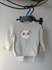 Baby bear two piece set F&F 3-6 months Great Preloved Condition