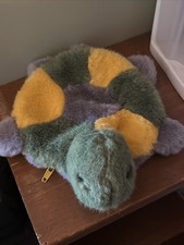 Unbranded Turtle Plush Soft Toy with Zipper Pouch Stuffed Animal 10  Inches