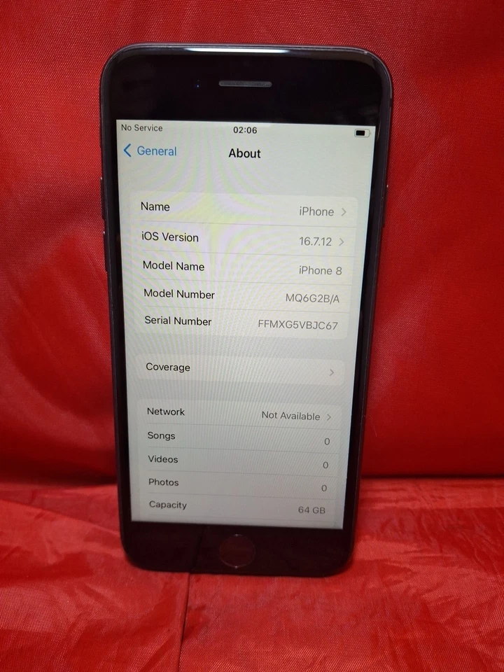 Apple iPhone 8 64GB, Black, Unlocked. 3 - Image 2 of 4