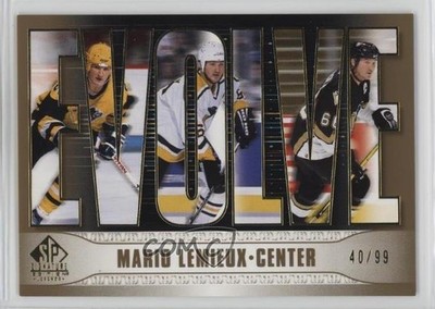 2020 SP Signature Edition Legends evolve Gold Foil 40/99 Mario Lemieux HOF 4f5
