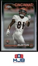 2024 Topps Chrome Jermaine Burton Refractor Rookie #240