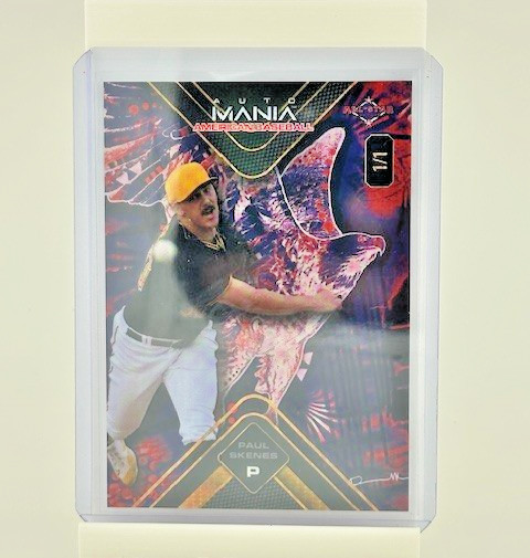 ULTRA RARE 1/1 - 2024 Wild Card Auto Mania Paul Skenes Eagle