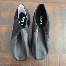 NIB Bloch Ladies / Girls Black Leather and Neoprene Jazz Dancing Shoes Size 4.5