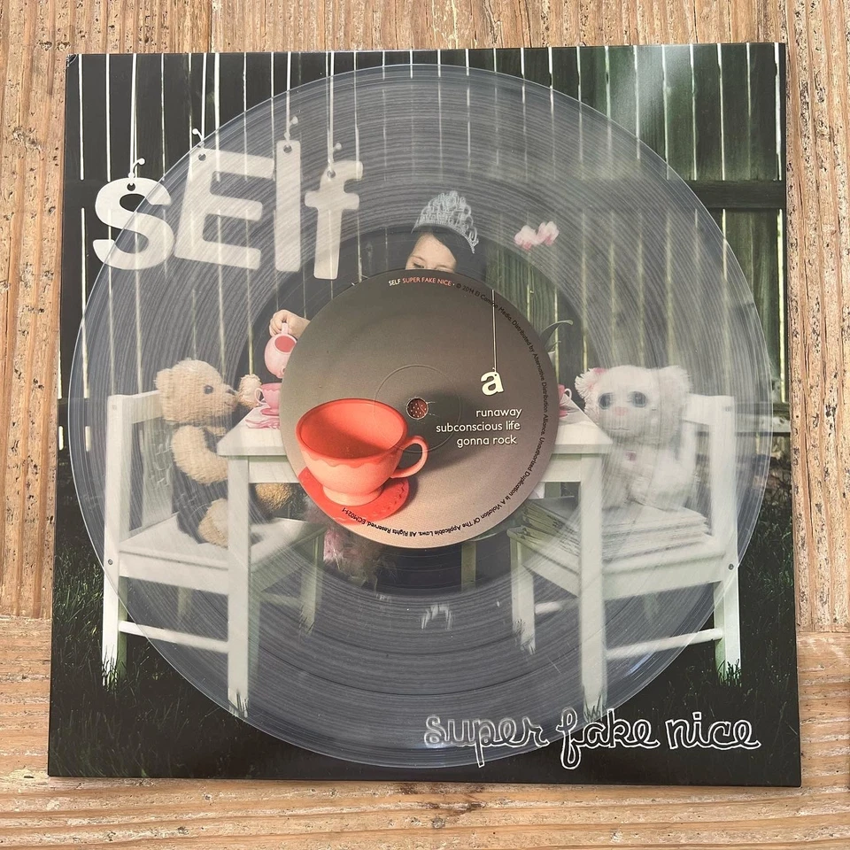Self Super Fake Nice EP Sealed Clear Vinyl 10" Gizmodgery Subliminal - Image 2 of 3