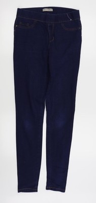 Denim and Co Damen blau Jegging Leggings Größe 12 L30 in