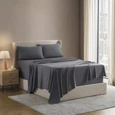 Nestl King Sheet Set 1800 Microfiber Deep Pockets 4 Piece Ultra-Soft Bedding