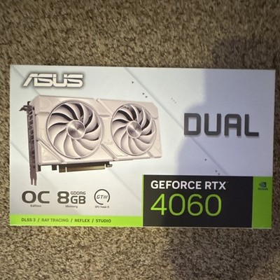 ASUS Dual NVIDIA GeForce RTX 4060 OC 8GB GDDR6 Ray Tracing DLSS 3