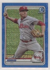 2020 Bowman Chrome Prospects Mega Box Blue Mojo Refractor Spencer Howard g6p