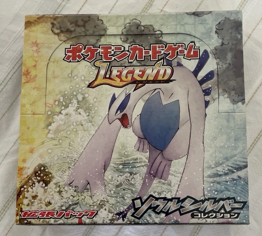 2009 Japanese Pokmon HGSS L1 Legend Empty Booster Box For Display - Lugia  | eBay
